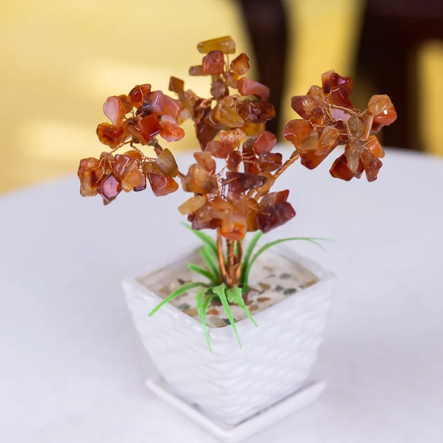 Cây Tài Lộc Đá Mã Não Đỏ